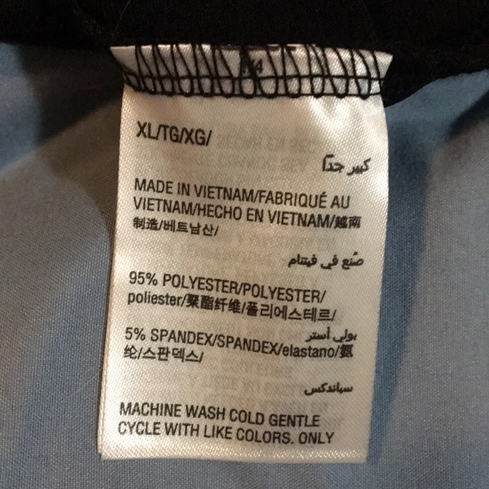 Alfani XL Deep Black Tunic With Twist in Front NWT - Picture 5 of 6